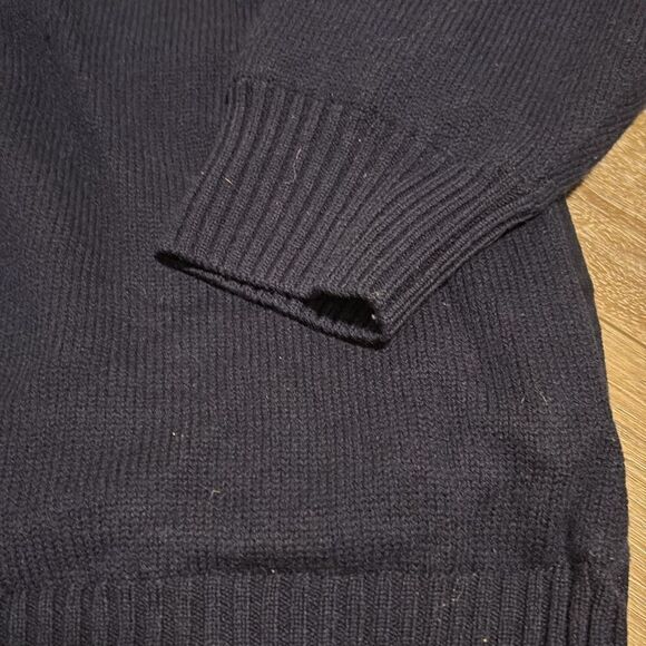 Mens Orvis 100% Wool Full Zipper Heavy Shooting Sweater Jacket - Picture 4 of 6